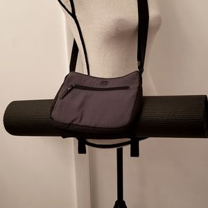 Nwot, yoga mat holder/crossbody bag.
